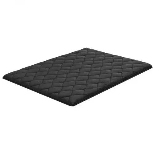 VEVOR japanische Futon-Matratze (2032 x 1524 x 89 mm), faltbare Tatami (Queen Size), Bodenmatratze mit Aufbewahrungstasche & Befestigungsmaterial, 9-lagige Schlafmatte für Meditation Yoga, Schwarz – Bild 9