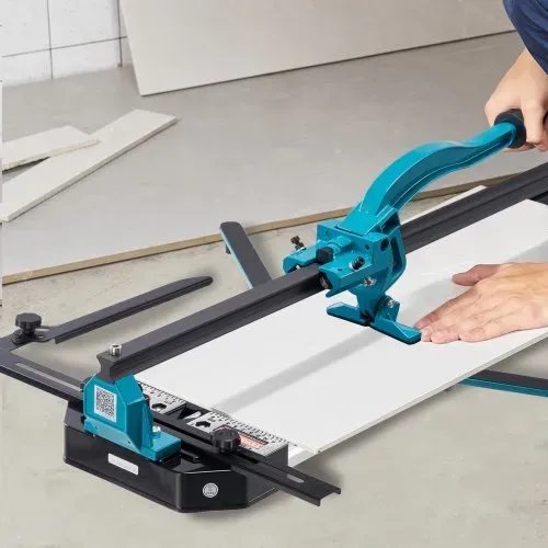 VEVOR Fliesenschneider mit einer Gesamtschnittlänge von 1200mm, Schnittstärke 4-15mm Mindest. Schnittbreite 25mm Fliesenschneidmaschine inkl. Extra Schneidrad Fliesenverlegungs-& Renovierungsprojekten – Bild 7