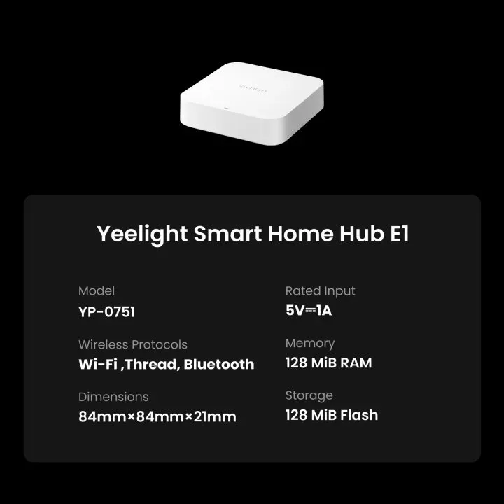 Yeelight Smart Home Hub E1 Matter – Bild 9