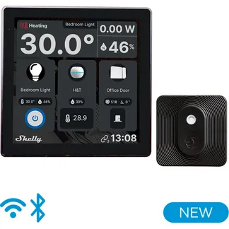 Wall Display + Shelly BLU H&T, Bedienteil Wall Display + Shelly BLU H&T, Bedienteil