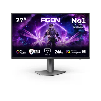 AOC G2 AG276UZD Computerbildschirm 67,3 cm (26.5″) 3840 x 2160 Pixel 4K Ultra HD OLED Schwarz AOC G2 AG276UZD Computerbildschirm 67,3 cm (26.5″) 3840 x 2160 Pixel 4K Ultra HD OLED Schwarz