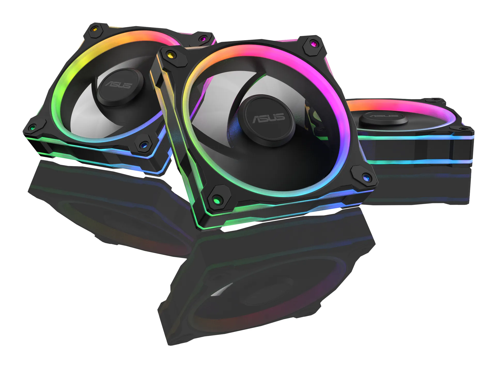 ASUS Prime MR120 Fan ARGB Reverse Black 3in1 Computergehäuse Ventilator 12 cm Schwarz 3 Stück(e) – Bild 2