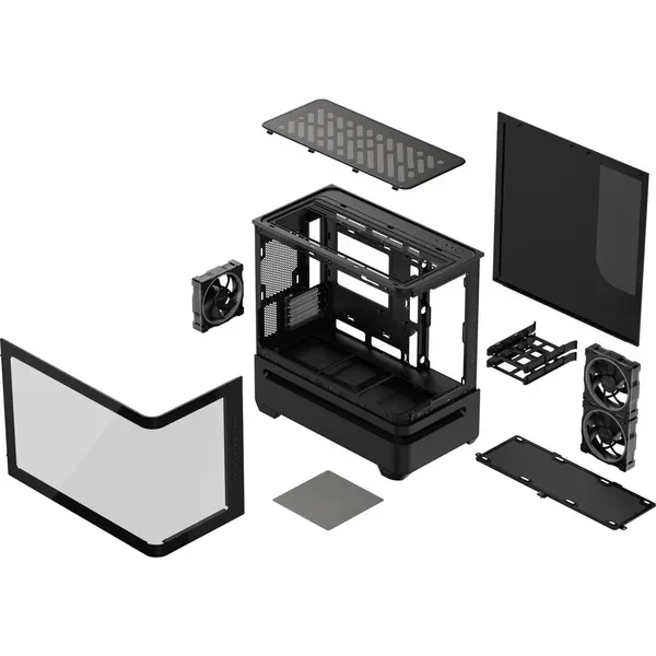 ASUS PRIME AP202 ARGB Mini Tower Schwarz – Bild 13