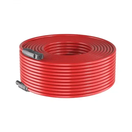 VEVOR Solarkabel Verlängerung 19,9 m Schwarz & 19,9 m Rot, 10 AWG, Solarverlängerungskabel mit MC4 Steckern, IP67 Wasserdichtes Verzinntes Kupferkabel, Solarleitung für Photovoltaikanlagen – Bild 10