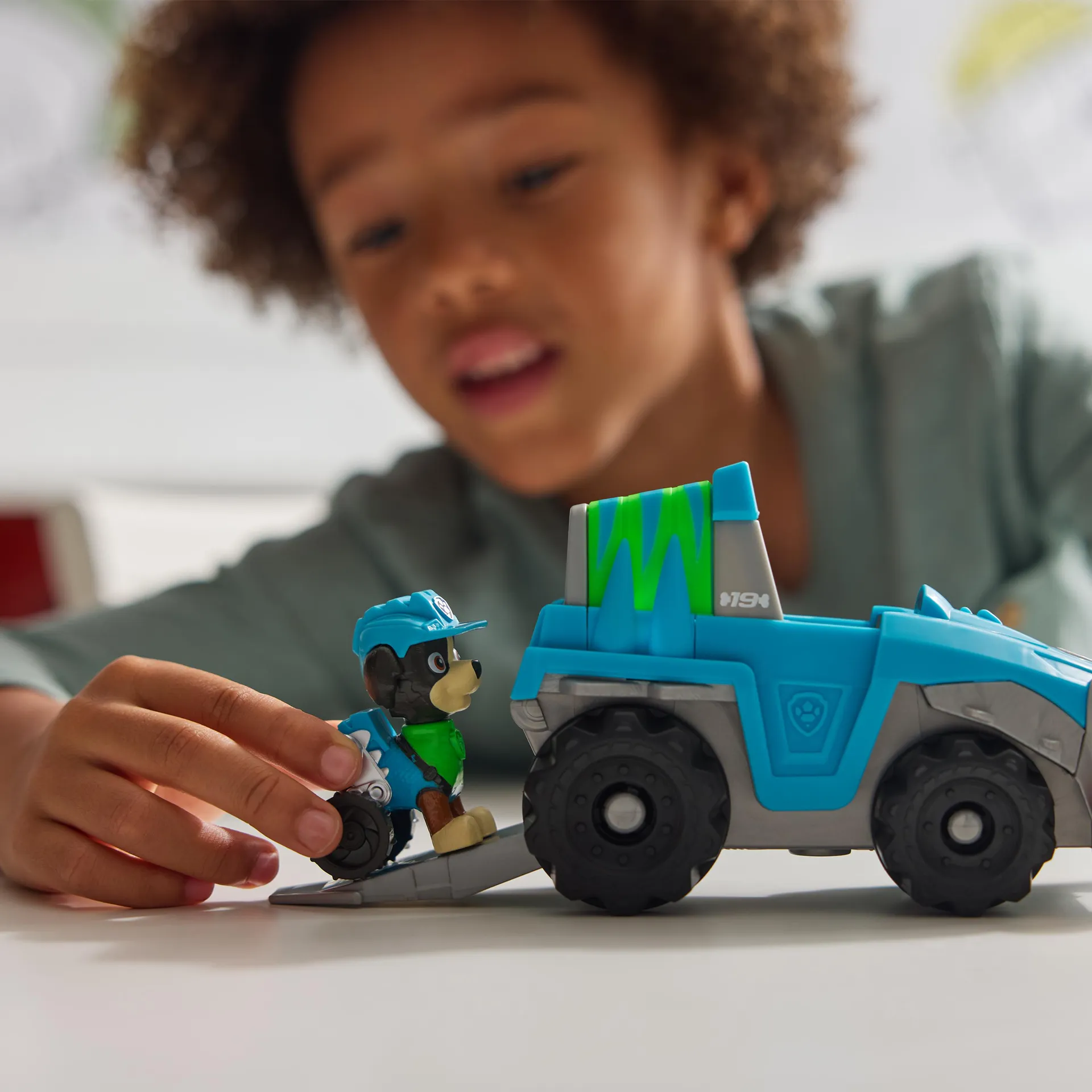 PAW Patrol - Rex-Figur mit Dinosaurier-Rettungsfahrzeug, stabiles Basis-Fahrzeug (2025), authentisches Spielzeug zur Serie für Kinder ab 3 Jahren – Bild 4
