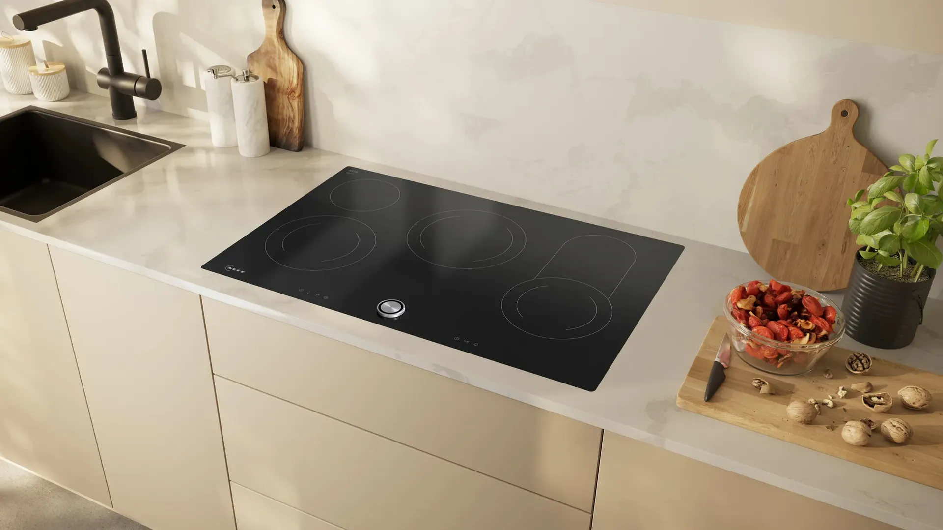 Neff T18PT16X0 Kochfeld Schwarz Integriert 80 cm Keramik 4 Zone(n) – Bild 4