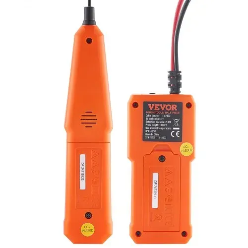 VEVOR Netzwerk Kabel Tester, max. 0,9 m Erkennungstiefe, Kabelsucher Kabelbruchdetektor mit Kopfhörer, max. 304,8 m Erkennungslänge, Kabel Testgerät für Haustierzäune, Sprinklerventilbewässerung – Bild 10