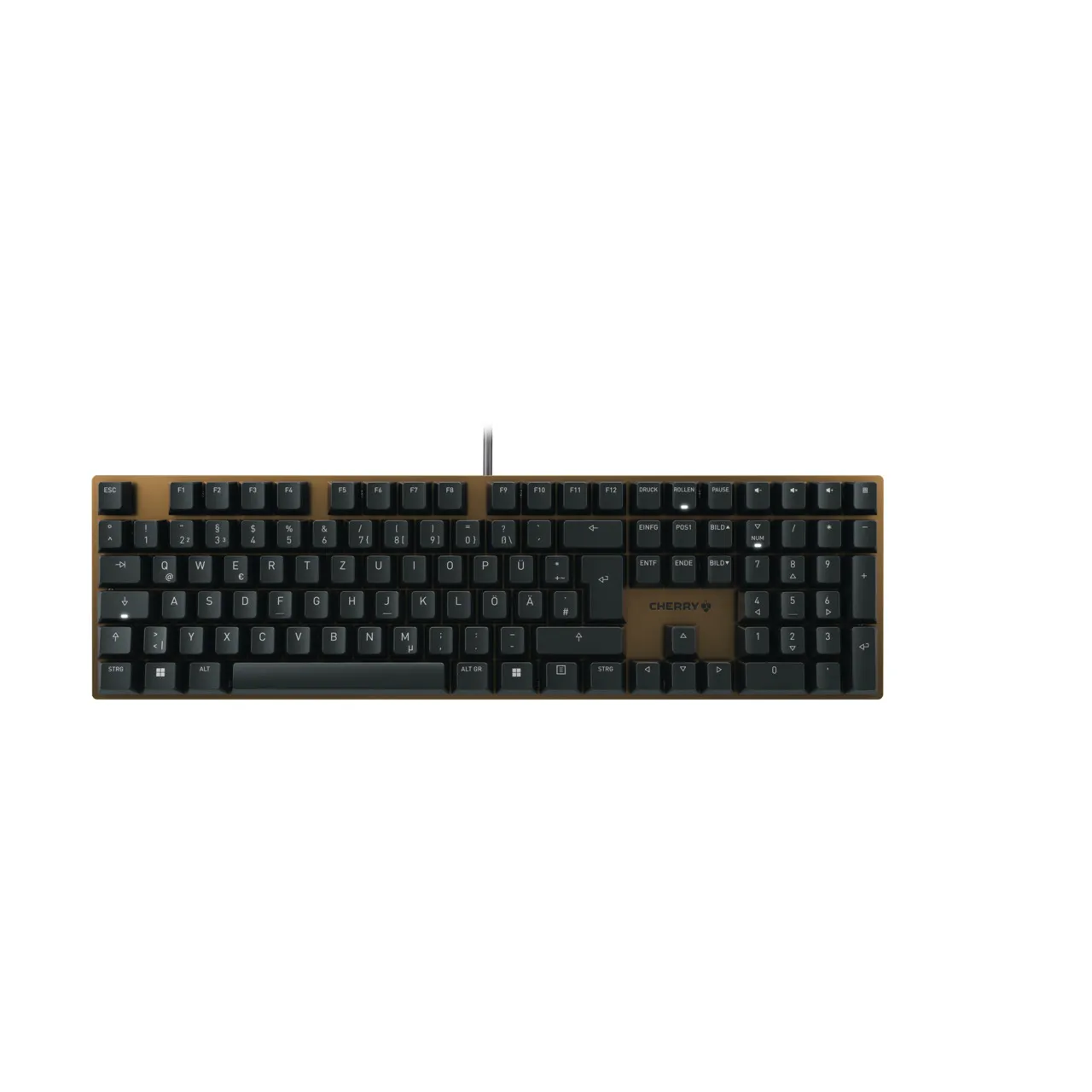 CHERRY KC 200 MX Tastatur Universal USB QWERTZ Deutsch Schwarz, Bronze CHERRY KC 200 MX Tastatur Universal USB QWERTZ Deutsch Schwarz, Bronze