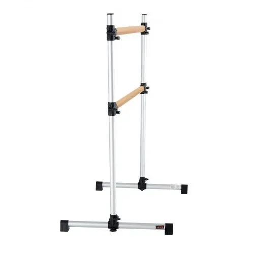 VEVOR Ballettstange Tanzstange freistehende Doppelstange, höhenverstellbare (170-1165 mm) Stretchstange aus Holz für Ballettübung, Gleichgewichtstraining, Entspannungsübungen, Fitnessstudio – Bild 10