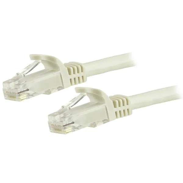 StarTech.com 5m Cat6 UTP RJ45 Gigabit Patchkabel Snagless – Cat 6 Netzwerkkabel – Weiß StarTech.com 5m Cat6 UTP RJ45 Gigabit Patchkabel Snagless – Cat 6 Netzwerkkabel – Weiß