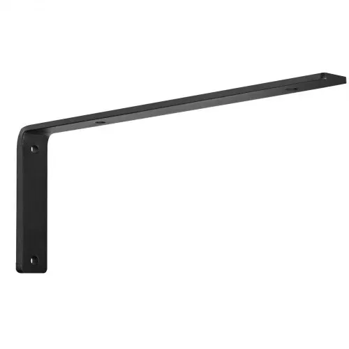 VEVOR Regalhalterung, robuste schwebende Regalträger 256 x 155 mm, 4 Stück Halterungen für Regale, 5 mm dicke mattschwarze L-Regalhalter, Regalhalterungen aus Stahl mit 72,6 kg Tragkraft – Bild 9
