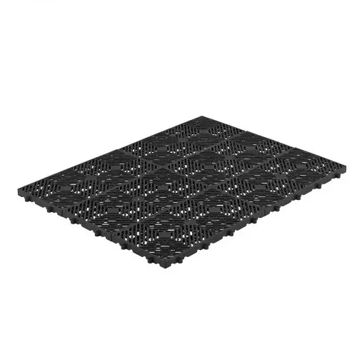 VEVOR 6x Kunststoffpaletten 600x300x30 mm, Nestbare Leichtpaletten mit 1000 kg/㎡ Statischer Traglast, Industriepaletten mit Gitterstruktur Schnappverbindung, Bodenpaletten für Lager Garage Supermarkt – Bild 8