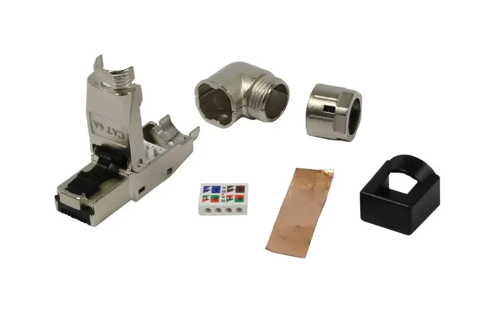 TP-Stecker TP, Feldkonfektionierbar, CAT6A, RJ45, Werkzeuglo TP-Stecker TP, Feldkonfektionierbar, CAT6A, RJ45, Werkzeuglo