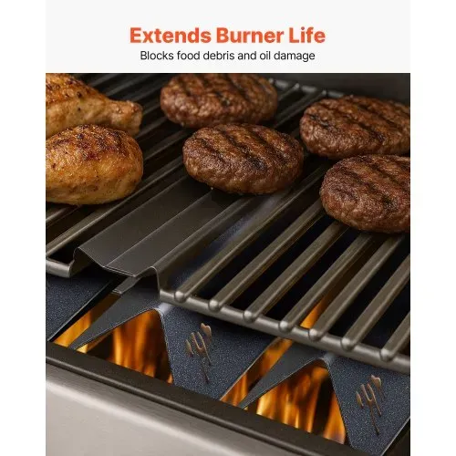VEVOR 3 Flavorizer Bars Aromaschienen Flammenverteiler (porzellanemaillierter Stahl) für Grills (Weber Spirit I II 200 Serie), einschließlich Spirit ll E-210, ll E-220, ll S-210, E-210, S-210 – Bild 5