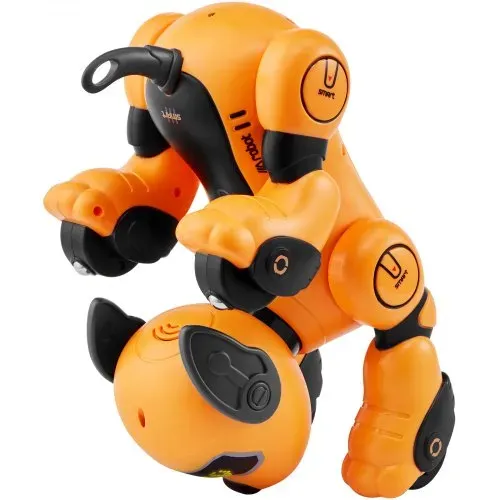 VEVOR Ferngesteuertes Roboter-Hundespielzeug, 2,4 GHz RC-Hund, programmierbares intelligentes interaktives Roboter-Haustier für Kinder mit Folgefunktion, Berührungs- und Sprachsteuerung, singendes, tanzendes RC-Stunt-Spielzeug für Jungen und Mädchen ab 3 Jahren – Bild 10