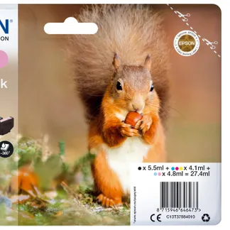 Epson Squirrel Multipack 6-colours 378 Claria Photo HD Ink Epson Squirrel Multipack 6-colours 378 Claria Photo HD Ink