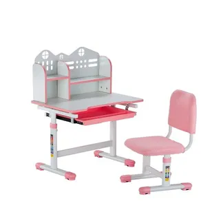 VEVOR Schreibtisch Set Kinderschreibtisch Arbeitstisch und Stuhl höhenverstellbar (53-71 cm) belastbar (100 kg) mit Bücherregal & Schubladen für Schlafzimmer Arbeitszimmer Schule Rosa VEVOR Schreibtisch Set Kinderschreibtisch Arbeitstisch und Stuhl höhenverstellbar (53-71 cm) belastbar (100 kg) mit Bücherregal & Schubladen für Schlafzimmer Arbeitszimmer Schule Rosa
