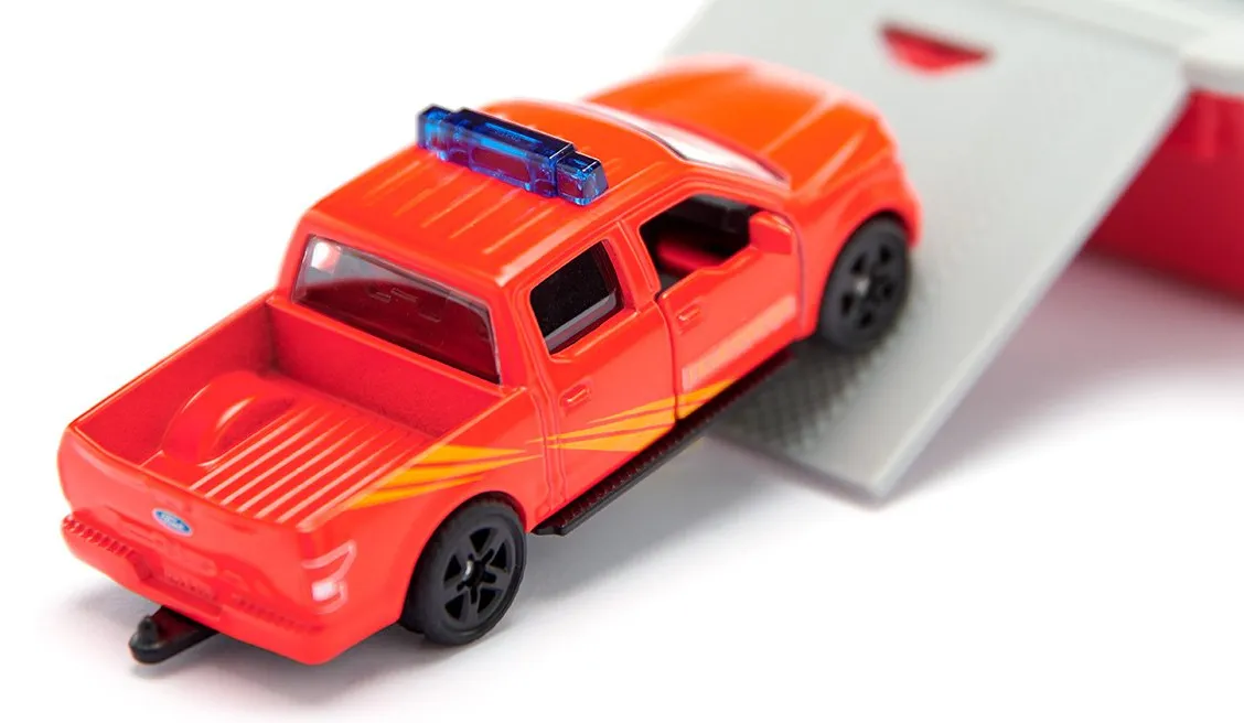 Siku Fire Brigade working boat Feuerwehr-Modellboot Vormontiert 1:50 – Bild 5