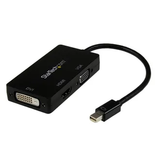 StarTech.com 3-in-1 Mini DisplayPort auf HDMI / DVI / VGA Adapter – Reiseadapter StarTech.com 3-in-1 Mini DisplayPort auf HDMI / DVI / VGA Adapter – Reiseadapter