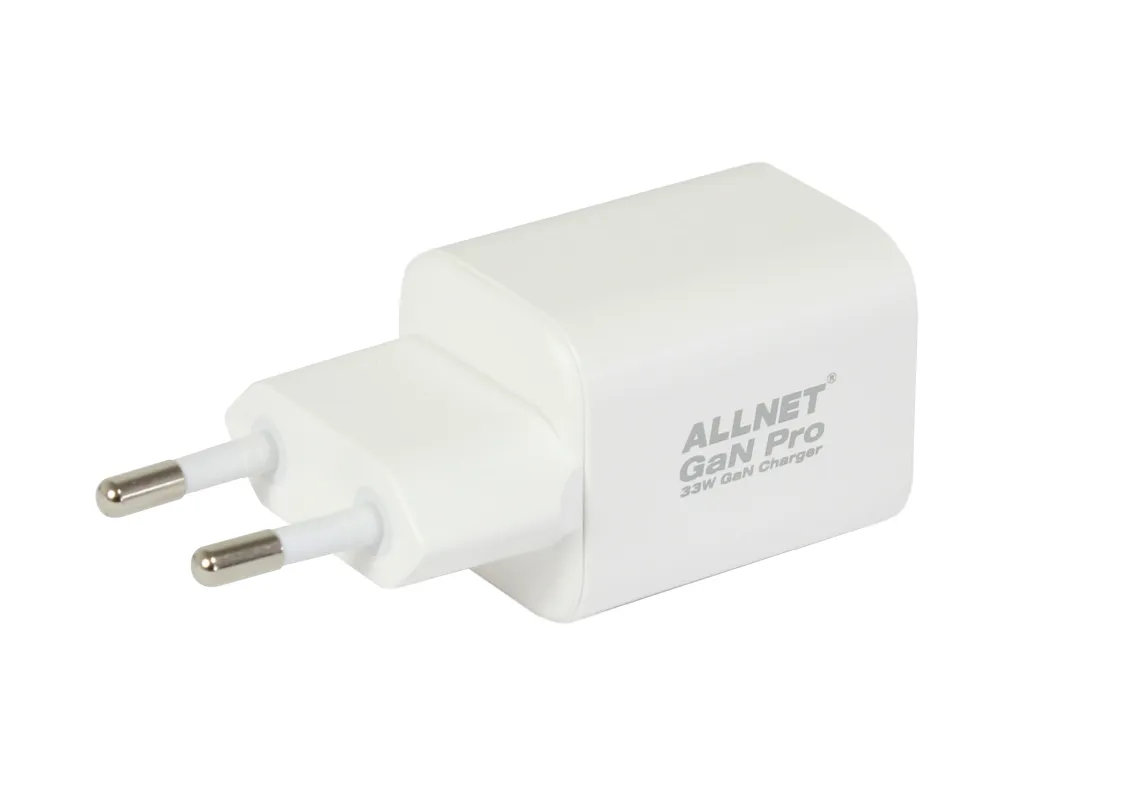ALLNET Ersatznetzteil QC USB-C PD GaN Netzteil Power Supply 45 Watt 1x USB Typ-A QC, 1x USB Typ-C**EU PLUG** – Bild 3
