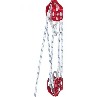 VEVOR Twin Sheave Block and Tackle 3492,66kg Pulley 457,2cm 1,27cm Double Braid Rope VEVOR Twin Sheave Block and Tackle 3492,66kg Pulley 457,2cm 1,27cm Double Braid Rope