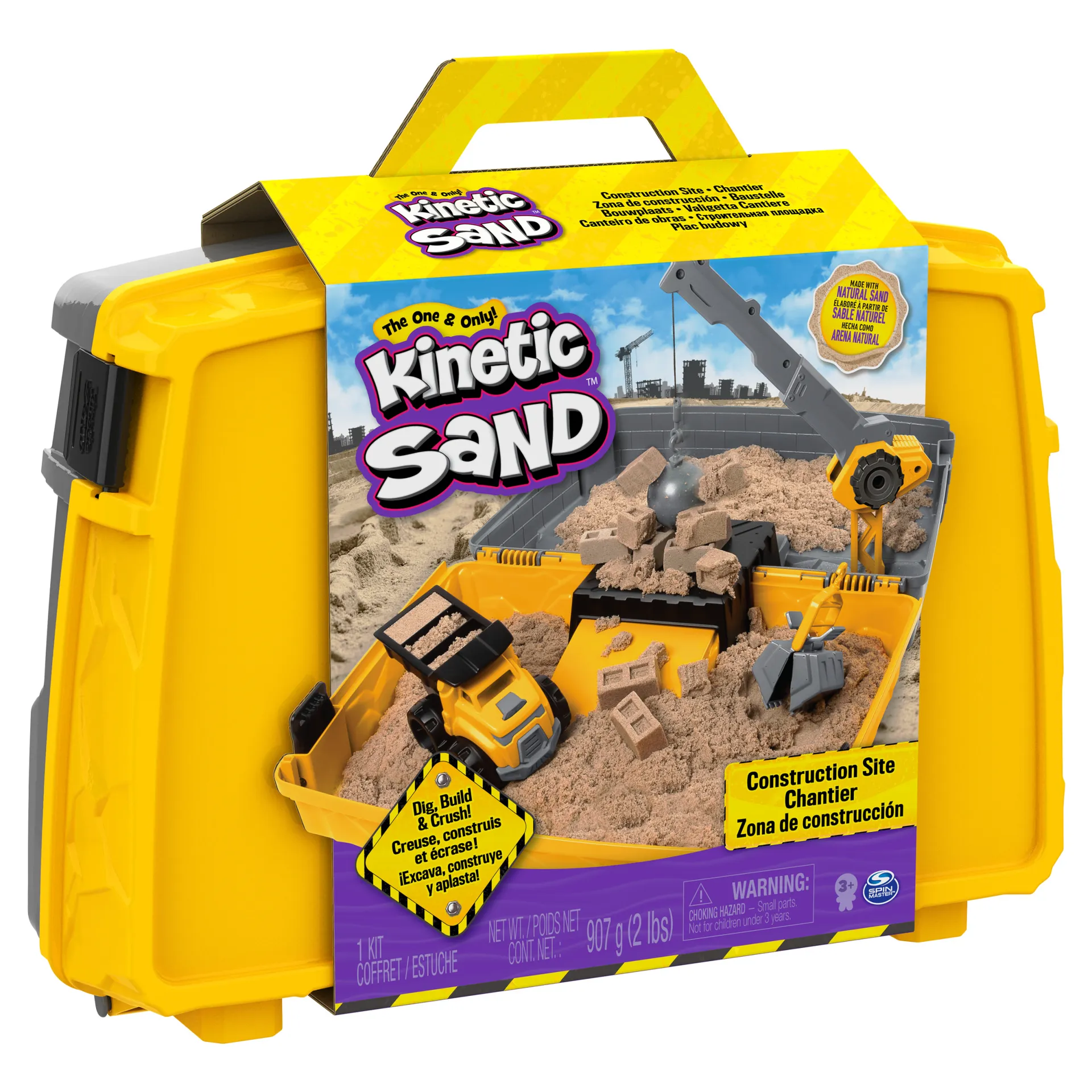 Kinetic Sand Baustellen Koffer – Bild 3