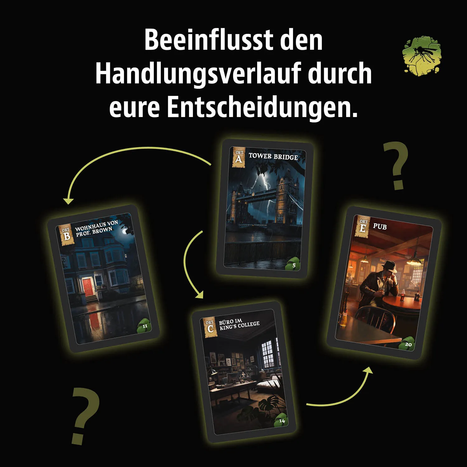 Kosmos Masters of Crime: Mosquito 210 min Brettspiel Reisen/Abenteuer – Bild 5