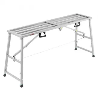 VEVOR Arbeitsplattform 800-1295 mm, zusammenklappbare Trittleiter aus legiertem Stahl, tragbare Arbeitsbühne, Tragkraft 400 kg, Trittleiter zum Malen von Trockenbauwänden, Reinigen, Waschen VEVOR Arbeitsplattform 800-1295 mm, zusammenklappbare Trittleiter aus legiertem Stahl, tragbare Arbeitsbühne, Tragkraft 400 kg, Trittleiter zum Malen von Trockenbauwänden, Reinigen, Waschen