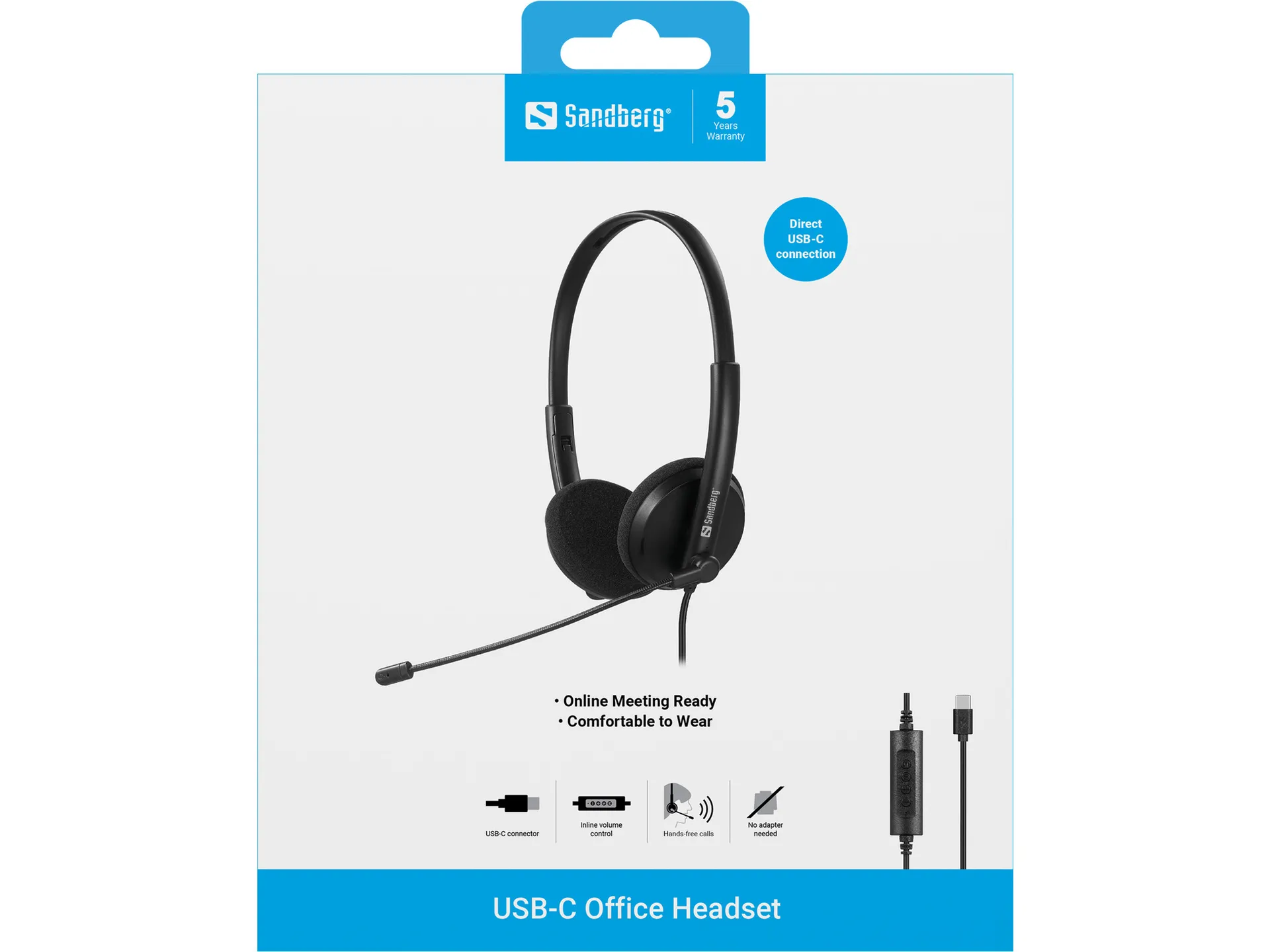 Sandberg USB-C Office Headset – Bild 6