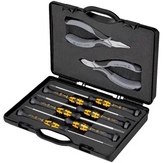 Elektronikzangen-Set ESD, 8-teilig Elektronikzangen-Set ESD, 8-teilig