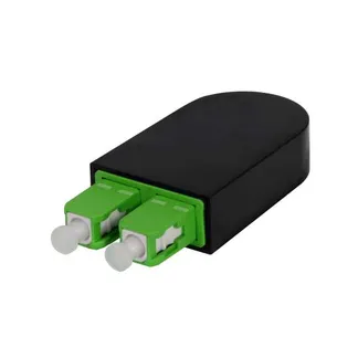 LWL-FTTH, zbh. Loopback Stecker duplex SC(APC), 9u, Singlemode, Synergy 21 LWL-FTTH, zbh. Loopback Stecker duplex SC(APC), 9u, Singlemode, Synergy 21