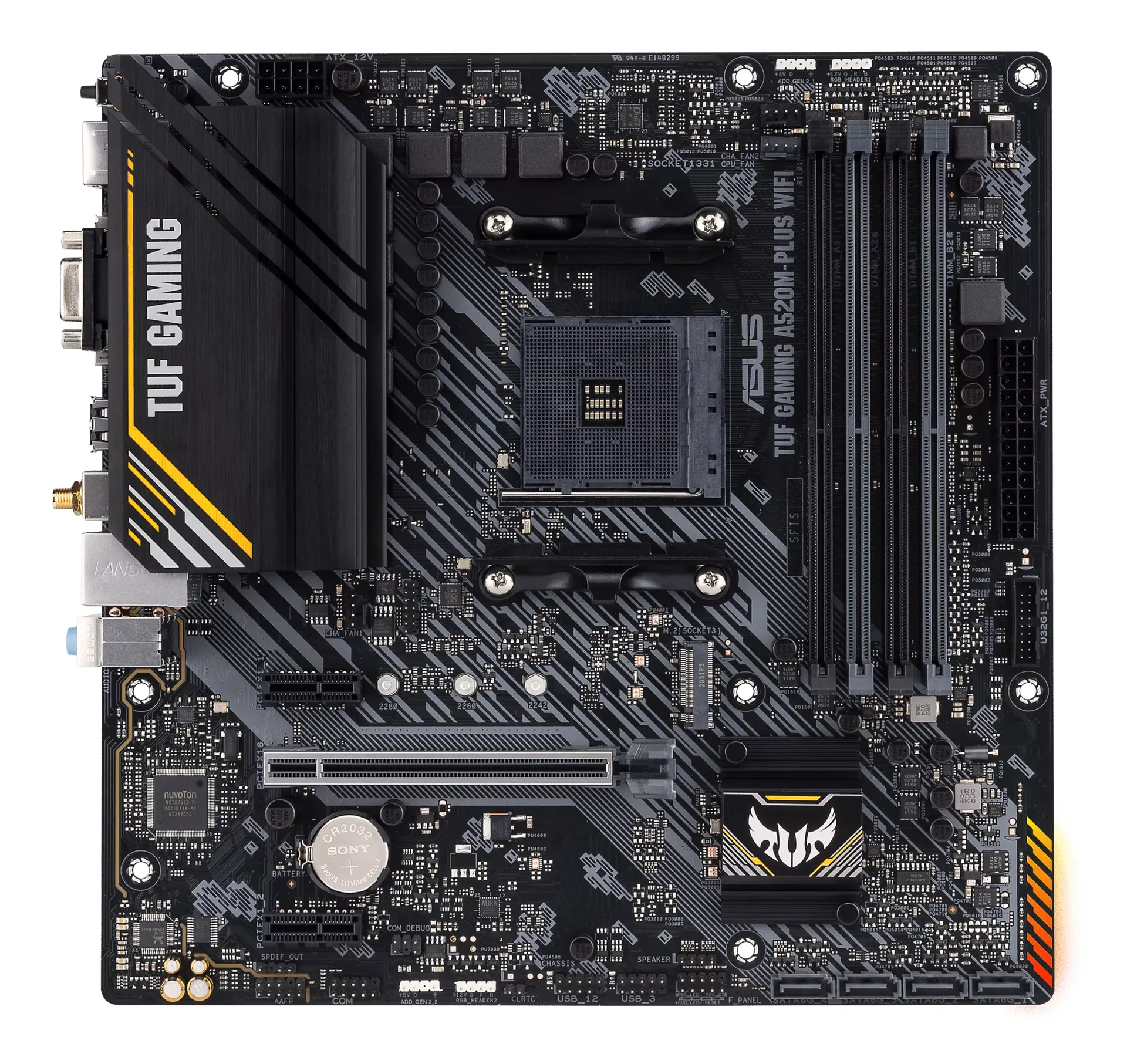 ASUS TUF GAMING A520M-PLUS WIFI AMD A520 Sockel AM4 micro ATX – Bild 2