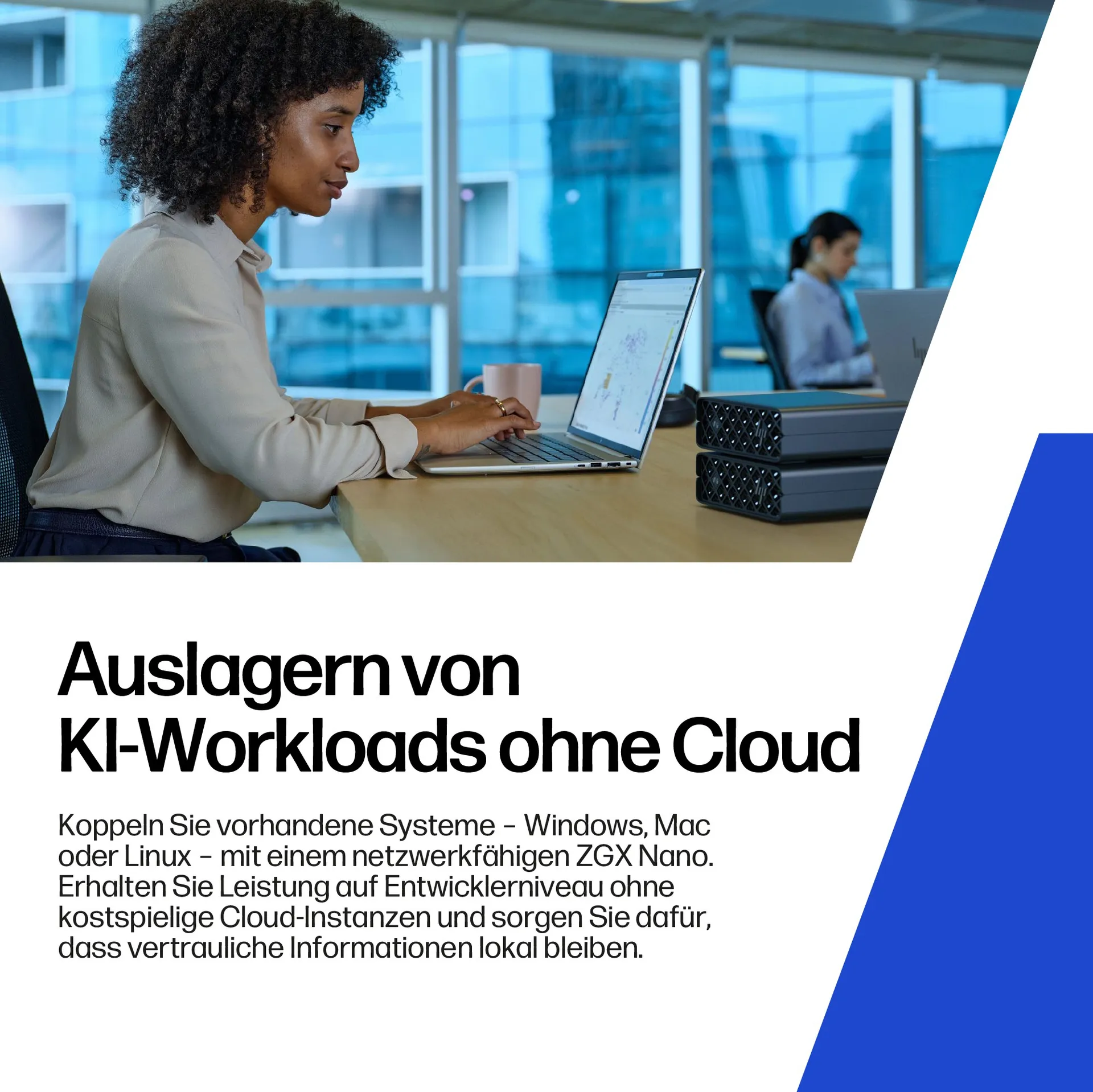 HP ZGX Nano G1n AI GB10 128 GB LPDDR5x-SDRAM 4 TB SSD Linux Mini PC Arbeitsstation AI Workstation, AI PC Schwarz – Bild 6