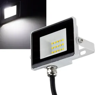 LED-Fluter “CTF-SLW 10” IP65, 10W, 864lm, 4000K neutralweiß LED-Fluter “CTF-SLW 10” IP65, 10W, 864lm, 4000K neutralweiß