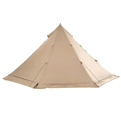 VEVOR Campingzelt für 4 Personen, tragbares Tipi-Zelt mit Ofenanschluss, Pyramidenzelt, leichte 4-Jahreszeiten-Schutzzelte zum Wandern, Angeln und Rucksackreisen, Größe M – Bild 9