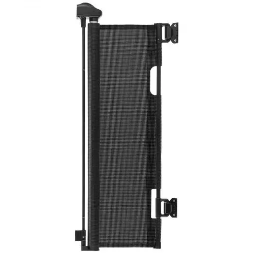 VEVOR Einziehbares Babygitter Hundegitter ausziehbar auf 143 cm (B) / 795 mm (H), Treppenschutzgitter mit Sicherheitsschloss, Schutzgitter aus Netzgewebe für Treppen Flure drinnen/draußen, Schwarz – Bild 8