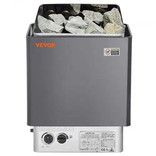 VEVOR Saunaofen, 8 kW, 400 V, 3N tragbare Saunaheizung für drinnen & draußen mit 3-Stunden-Timer, integrierte Steuerung für 8–12 m³, gewerbliche Nutzung in der Spa-Dusche von Hotels, max. 110 °C – Bild 9