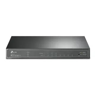 TP-Link Switch full managed Layer2 8 Port • 8x 1 GbE • PoE Budget 58 Watt • 4x PoE at • Lüfterlos, Omada • SG2008P TP-Link Switch full managed Layer2 8 Port • 8x 1 GbE • PoE Budget 58 Watt • 4x PoE at • Lüfterlos, Omada • SG2008P
