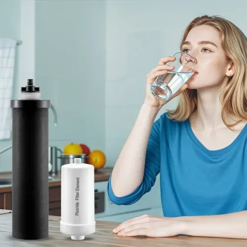 VEVOR Wasserfilter-Ersatz Reinigungselemente Ersatzfilter, Schwerkraft-Wasserfiltersystem-Ersatz, kompatibel mit den meisten Marken, 4er-Pack (2 Aktivkohlefilter + 2 Entfluorierungsfilter) – Bild 7