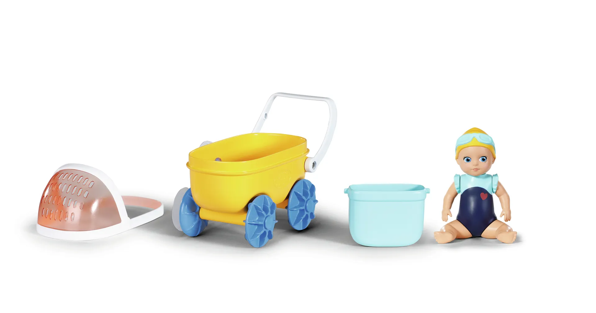 BABY born Splish Splash Pram with Emma Badepuppe Mehrfarbig – Bild 7