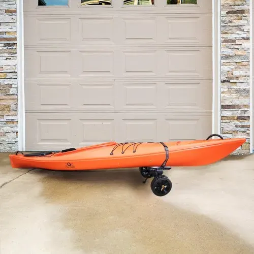VEVOR Kajakwagen Kanuwagen aus Aluminiumlegierung 655x305x310mm bis 145kg belastbar Doppelgurt-Design Zubehör für Bootswagen Kajak Kanu Transportwagen Trolley Surfwagen Bootstrailer Faltboot – Bild 7
