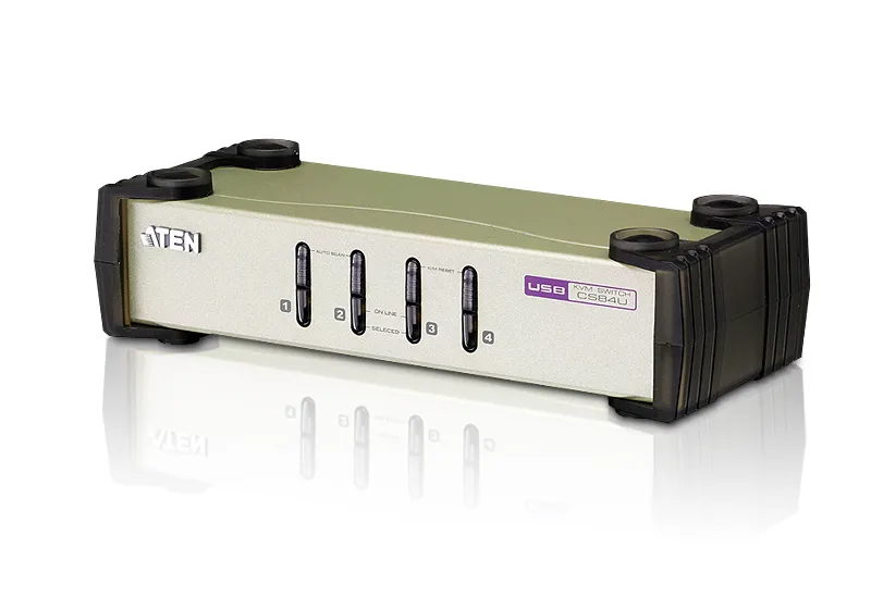 ATEN 4-Port-PS/2-USB-VGA-KVM-Switch ATEN 4-Port-PS/2-USB-VGA-KVM-Switch
