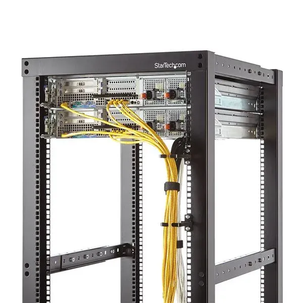 StarTech.com 1 HE Rack Kabelführung/ Kabelmanagement D-Ring - 5,7x10cm – Bild 2