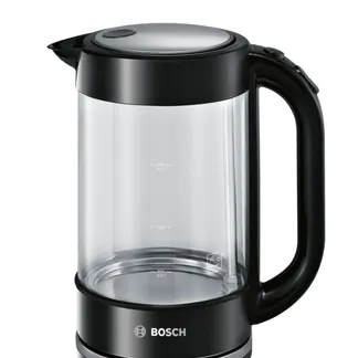 Bosch TWK70B03 Wasserkocher 1,7 l 2400 W Schwarz, Transparent Bosch TWK70B03 Wasserkocher 1,7 l 2400 W Schwarz, Transparent