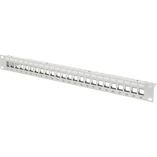 Modulares Patchpanel, 24-Port, unbestückt, Rack Mount Modulares Patchpanel, 24-Port, unbestückt, Rack Mount