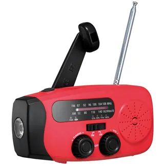 Notfall-Solarradio “NFS-2005“ Kurbel, Akku, USB, Taschenlampe, Powerbank Notfall-Solarradio “NFS-2005“ Kurbel, Akku, USB, Taschenlampe, Powerbank