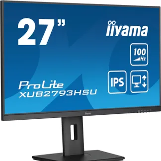 iiyama ProLite 27″ (68.6 cm) Monitor mit IPS-Panel-Technologie, 100Hz Bildwiederholfrequenz und einem höhenverstellbaren Standfuß iiyama ProLite 27″ (68.6 cm) Monitor mit IPS-Panel-Technologie, 100Hz Bildwiederholfrequenz und einem höhenverstellbaren Standfuß