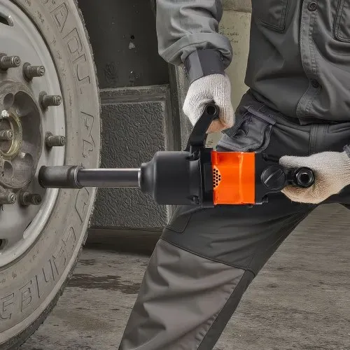VEVOR Druckluft-Schlagschrauber, bis zu 2400 Nm Mutternlösedrehmoment, 6000 U/min, 6-Gang-Druckluftpistole mit 152,4 mm verlängertem Amboss für Schwerlast-Lkw, Busse, Landmaschinen – Bild 7