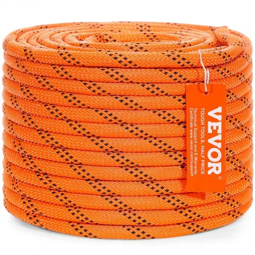 VEVOR Arborist Baumkletterseil, doppelt geflochten Polyester 3/8 Zoll x 36,6 m VEVOR Arborist Baumkletterseil, doppelt geflochten Polyester 3/8 Zoll x 36,6 m