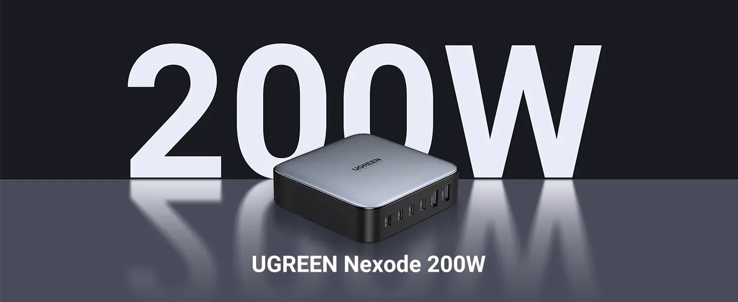 Ugreen Nexode Universal Schwarz, Grau AC Schnellladung Drinnen – Bild 3